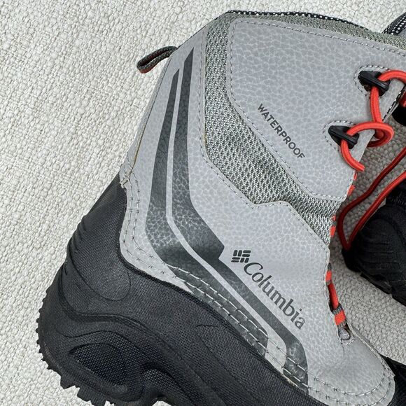 Columbia Bugaboot Youth Boy's Gray Omni Heat Winter Snow Boots BY5955-036 - Picture 6 of 13